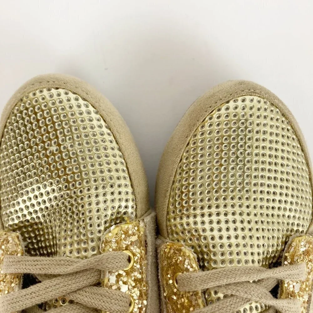 Joyfolie Toddler Felicity Fringe Sneaker Booties Sz 8